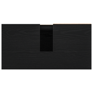 Mobile da bagno  Nero Rovere 65x33x60 cm Legno ingegnerizzato