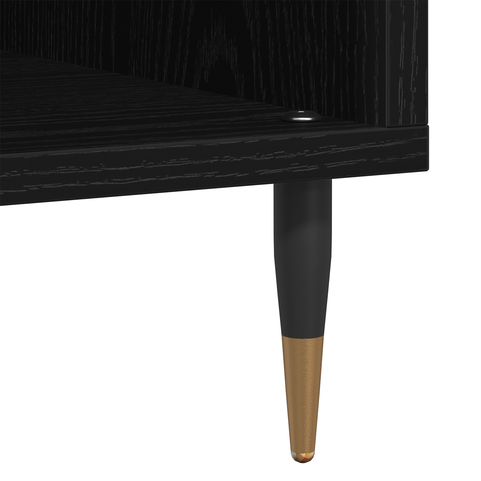 Armadio per dischi  Nero Rovere 100x38x48 cm Legno ingegnerizzato