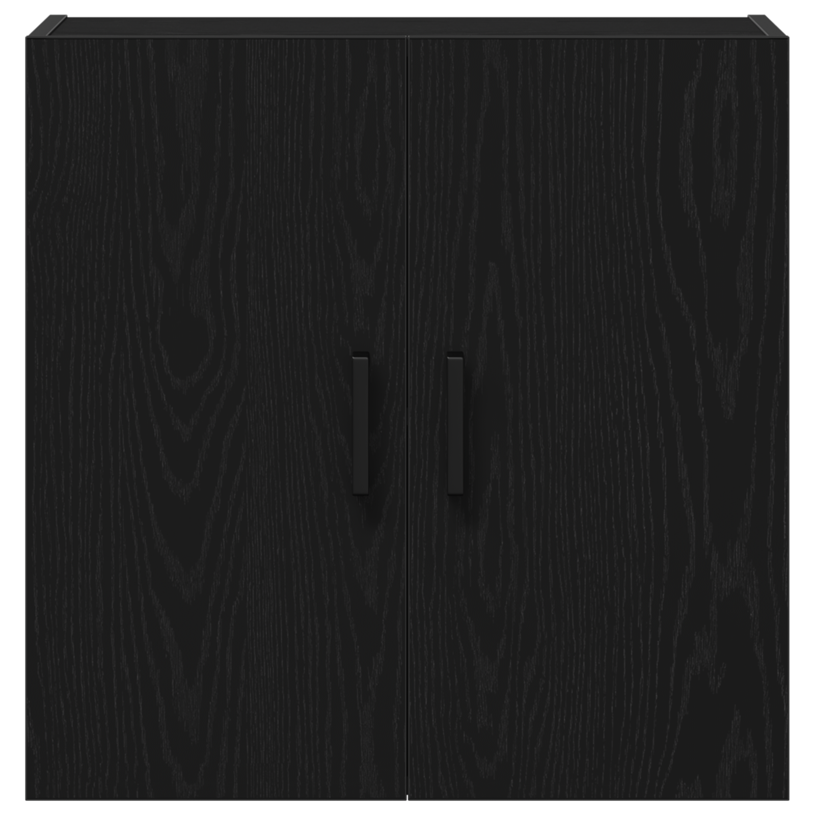 Armadio a muro  Nero Rovere 60x31x60 cm Legno ingegnerizzato