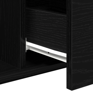 Tavolino da caffè  Nero Rovere 90x50x36,5 cm Legno ingegnerizzato