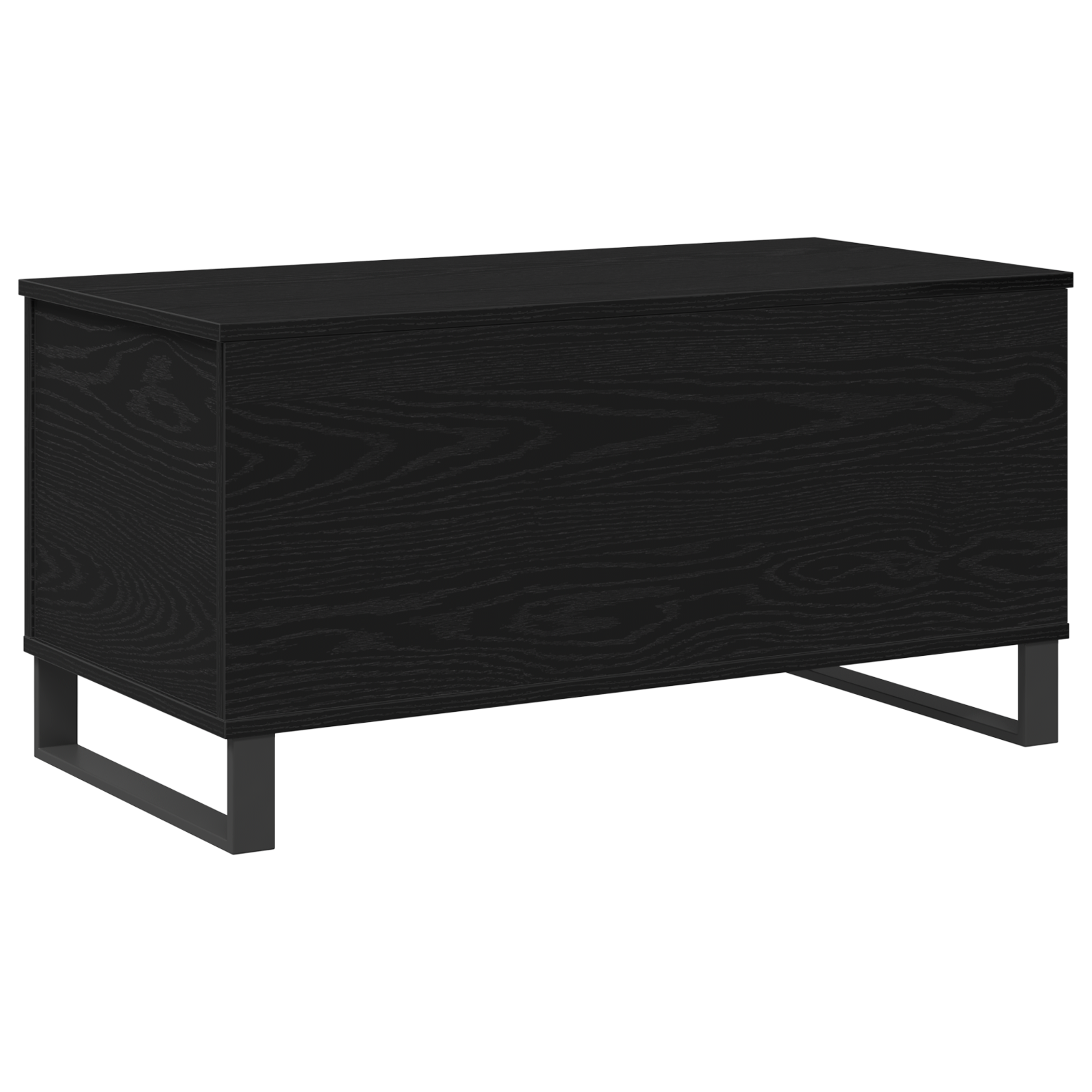Tavolino da Caffè Rovere Nero 90x44.5x45 cm Legno ingegnerizzato