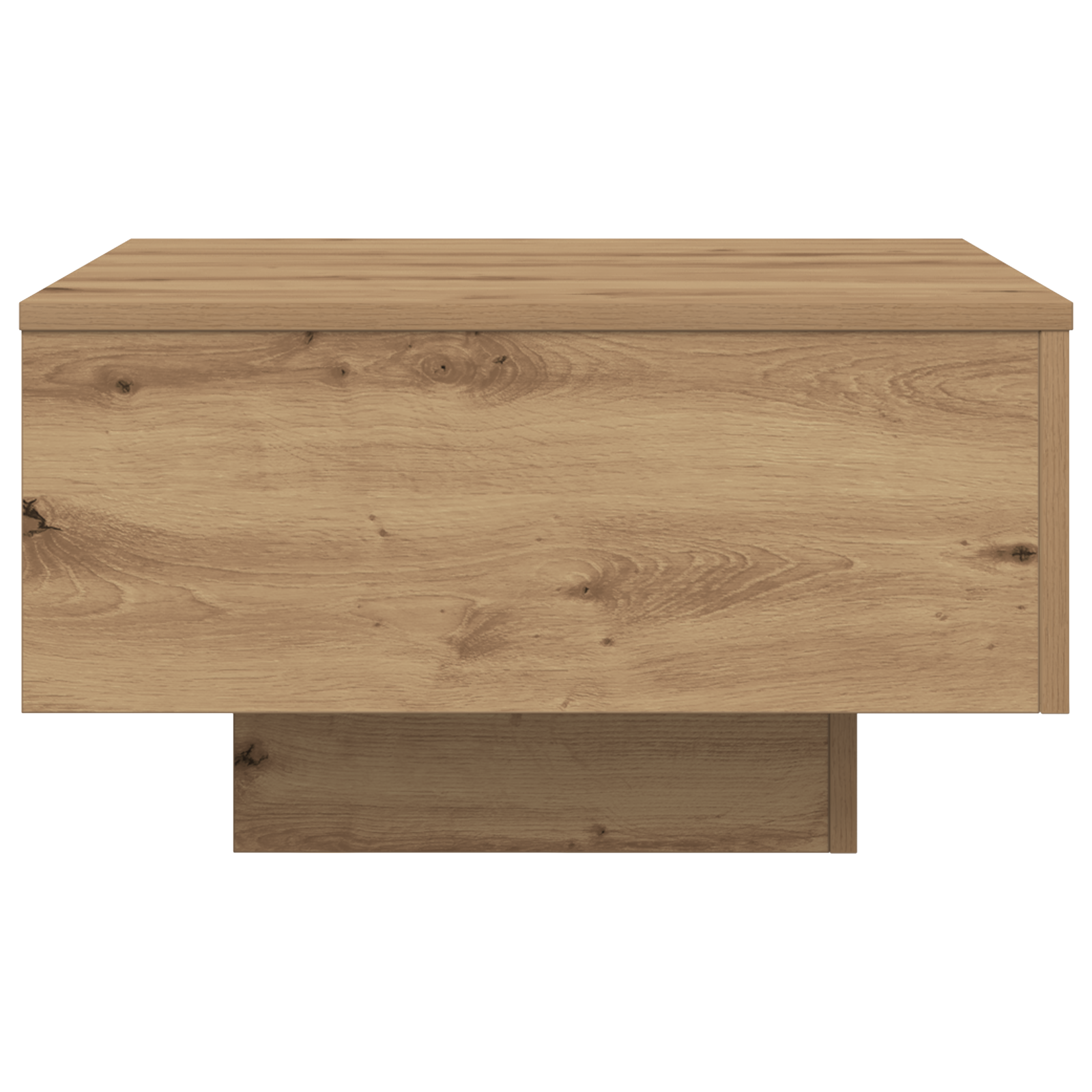 Tavolino da caffè  con luci LED Rovere Artigianale 55x55x31 cm