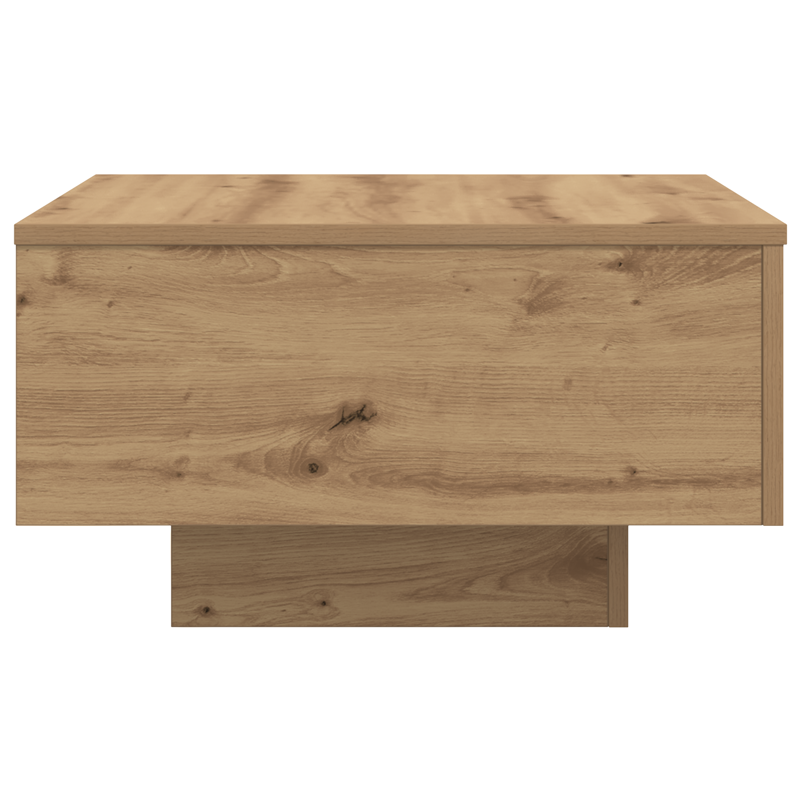 Tavolino da caffè  con luci LED Rovere Artigianale 55x55x31 cm