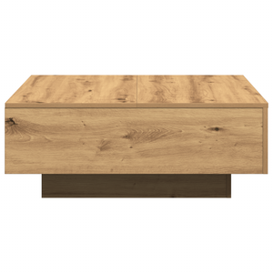 Tavolino da caffè Rovere Artigianale 80x80x31 cm Legno massello