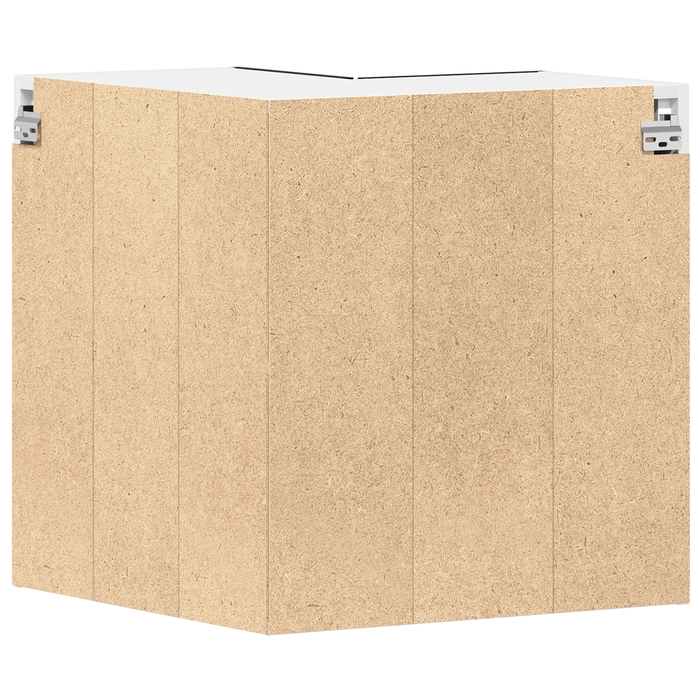 Armadio Angolare  - Rovere Nero - 57x57x60 cm - Realizzato in Legno Ingegnerizzato