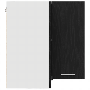 Armadio Angolare  - Rovere Nero - 57x57x60 cm - Realizzato in Legno Ingegnerizzato
