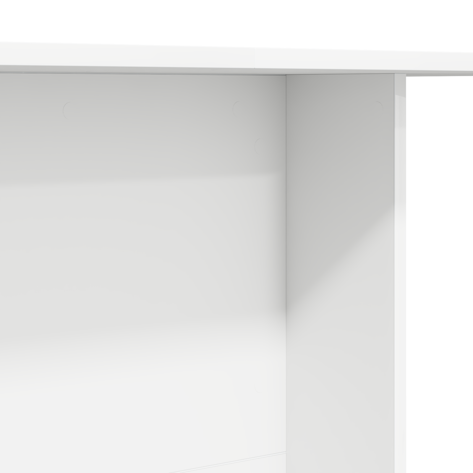 Tavolo da pranzo  Bianco 110x60x75 cm in legno ingegnerizzato