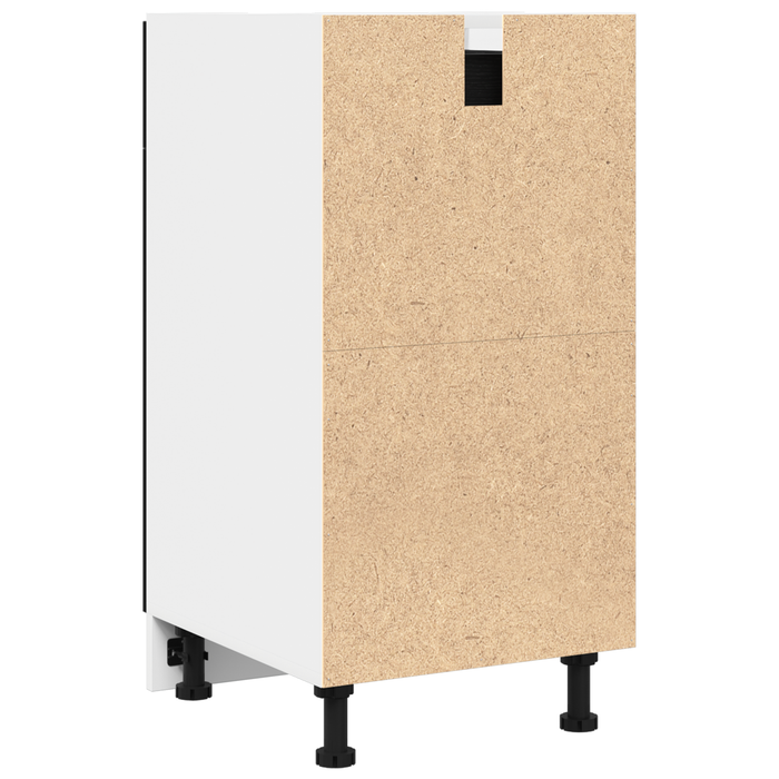 Mobile con cassetti - Rovere nero, 40x46x81.5 cm, Realizzato in legno ingegnerizzato