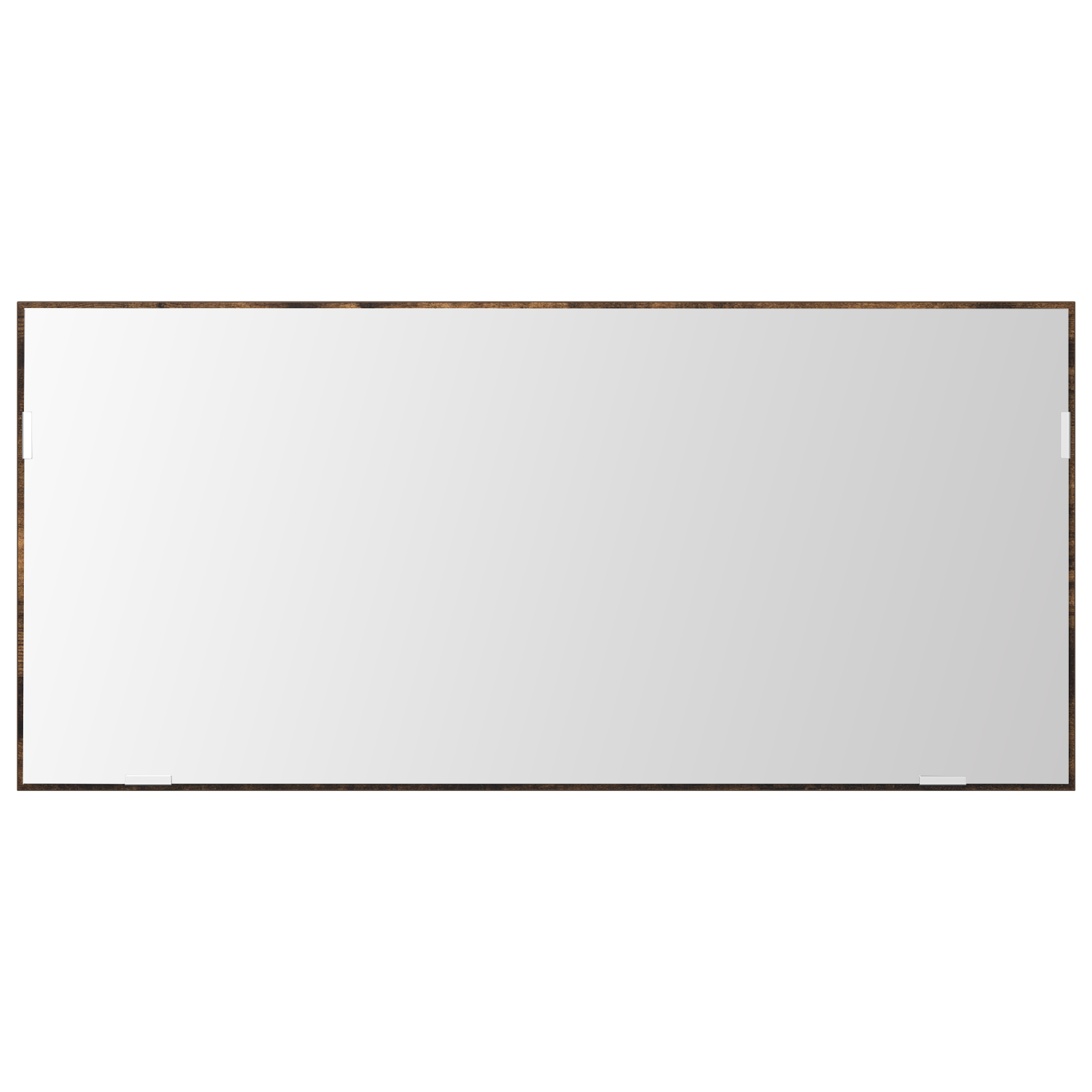 Armadio Specchio da Bagno  con Luce LED Rovere Affumicato 80x37 cm