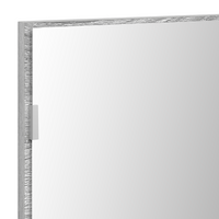 Mobile da bagno  con specchio e luce LED Grigio Sonoma 80x37 cm