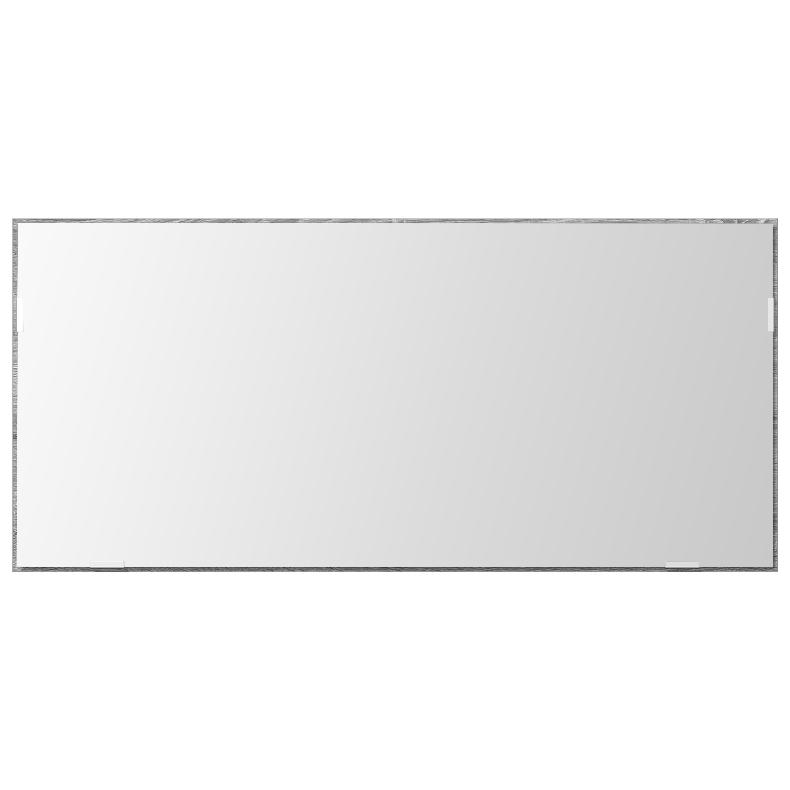 Mobile da bagno  con specchio e luce LED Grigio Sonoma 80x37 cm