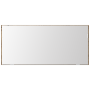 Mobile da bagno con specchio con luce LED in rovere artigianale 80x37 cm