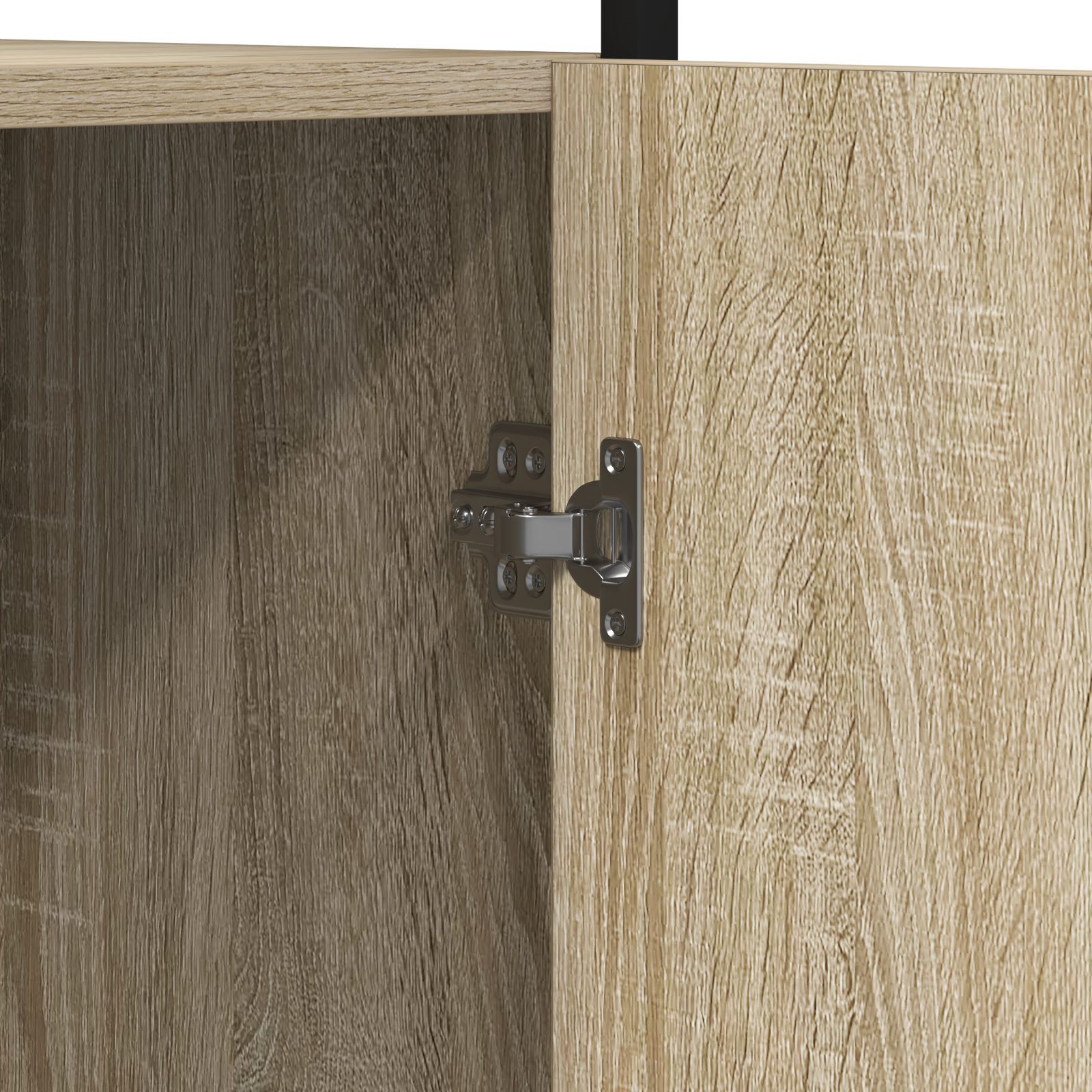 Cabinet da bagno  Rovere Sonoma 33x33x185,5 cm Legno ingegnerizzato