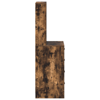 Highboard in Rovere Affumicato 40x41x135 cm in Legno Ingegnerizzato