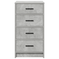 Sideboard Grigio Cemento 40x41x75 cm Legno Ingegnerizzato