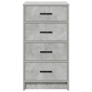 Sideboard Grigio Cemento 40x41x75 cm Legno Ingegnerizzato