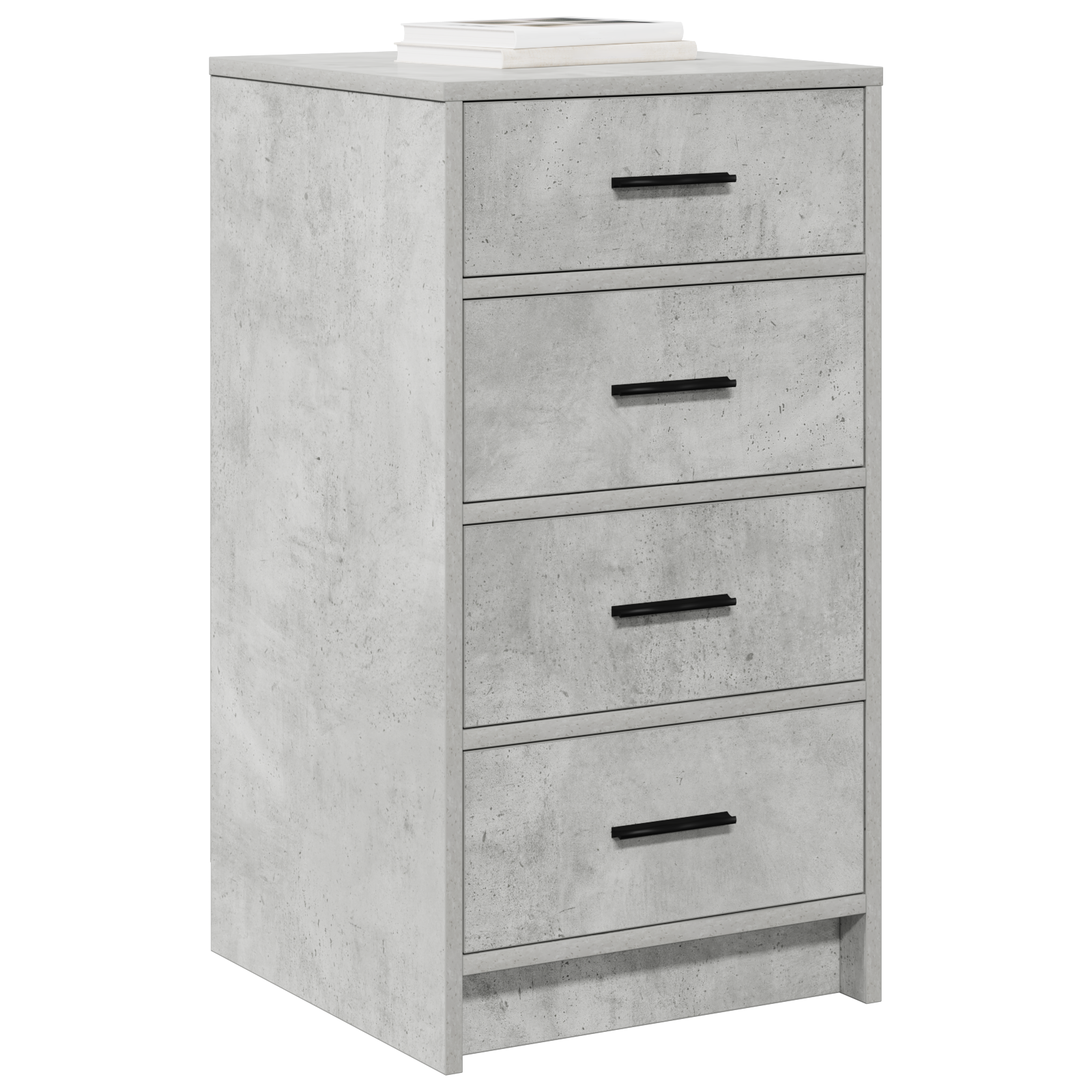 Sideboard Grigio Cemento 40x41x75 cm Legno Ingegnerizzato