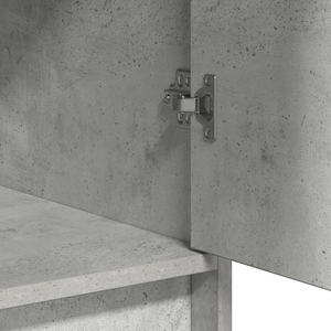 Sideboard Grigio Cemento 40x41x75 cm Legno Ingegnerizzato