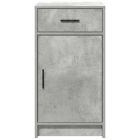 Sideboard Grigio Cemento 40x41x75 cm Legno Ingegnerizzato