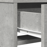 Toletta  con luci LED Grigio cemento 50x41x135 cm