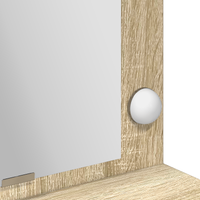 tolette  con luci LED in rovere sonoma 100x41x135 cm