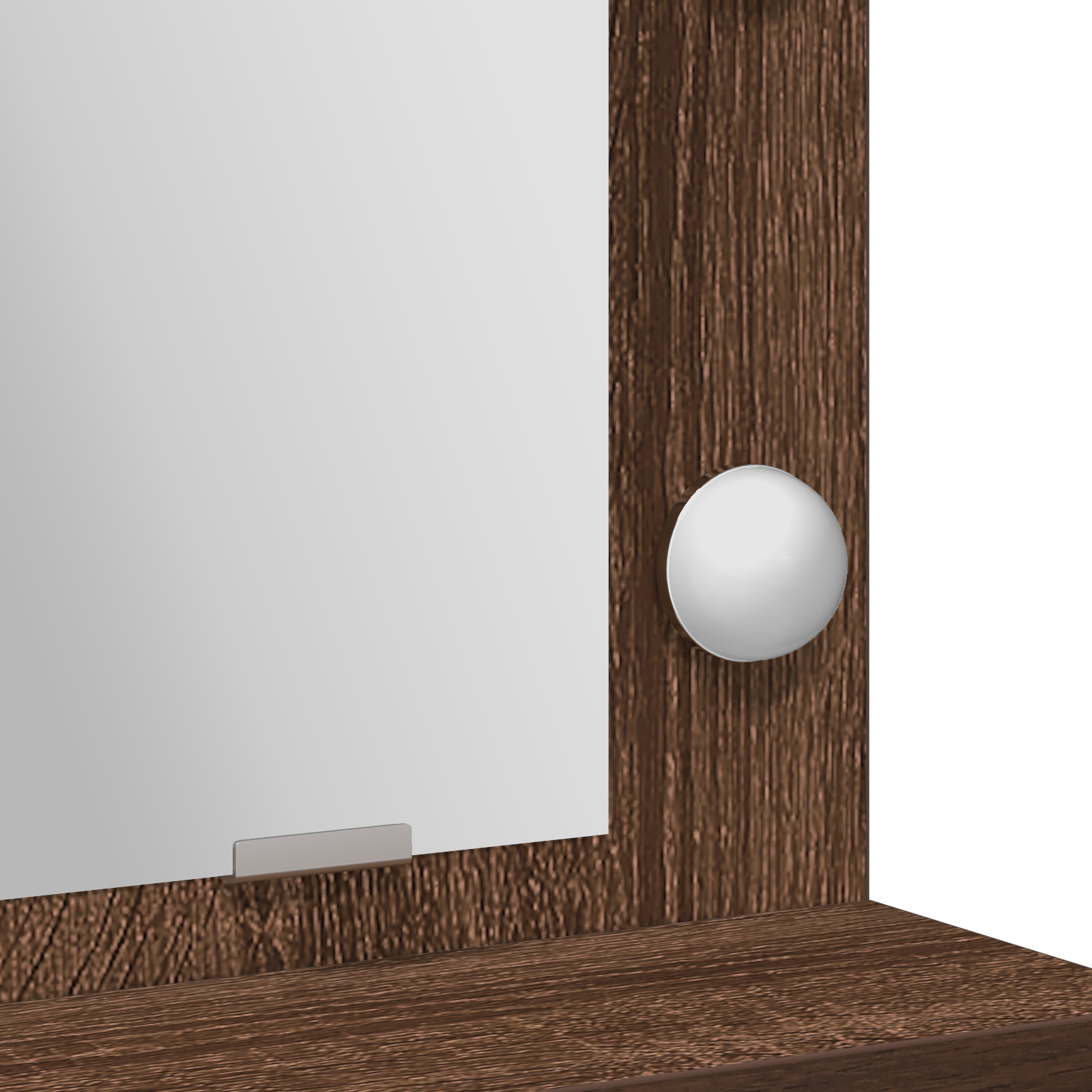 Tavolo da Trucco con Luci LED  in Quercia 79x41x135 cm