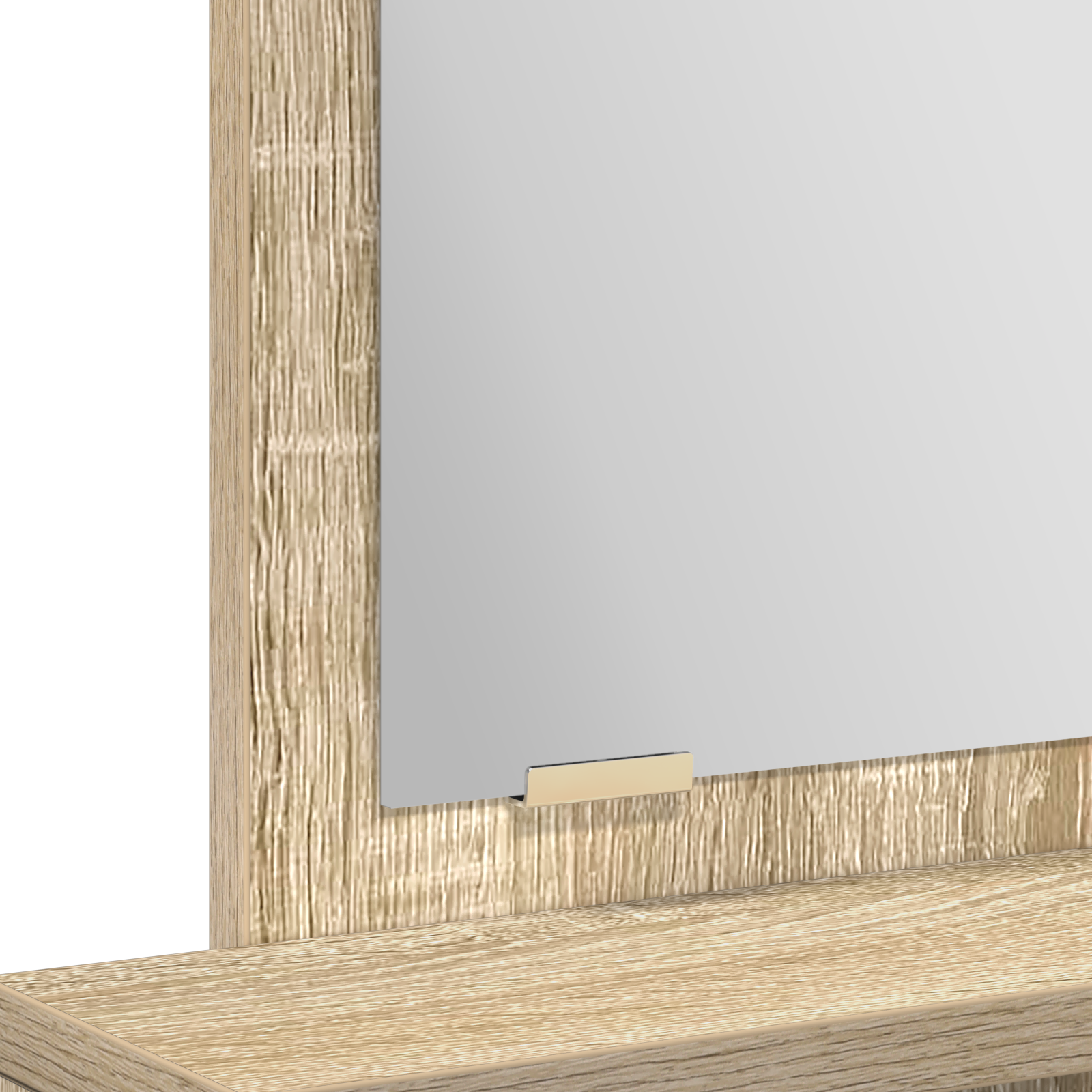 Toletta  con cassetti Rovere Sonoma 50x41x140 cm