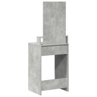 Tavolo da trucco  con cassetti Grigio cemento 50x41x140 cm