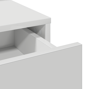 Tolettiera con Cassetti Bianca 79x41x140 cm