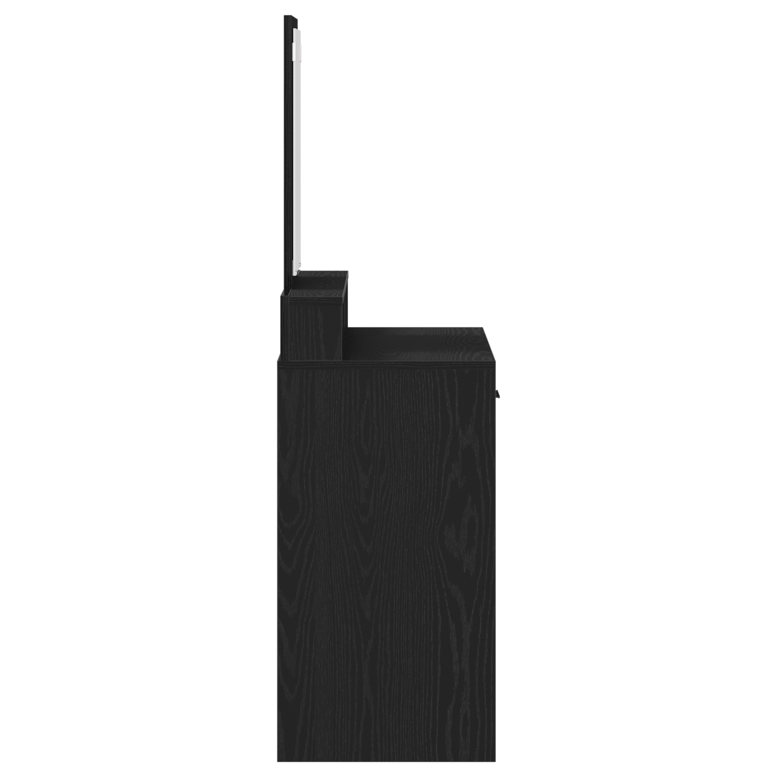 Toeletta con Cassetti Rovere Nero 79x41x140 cm