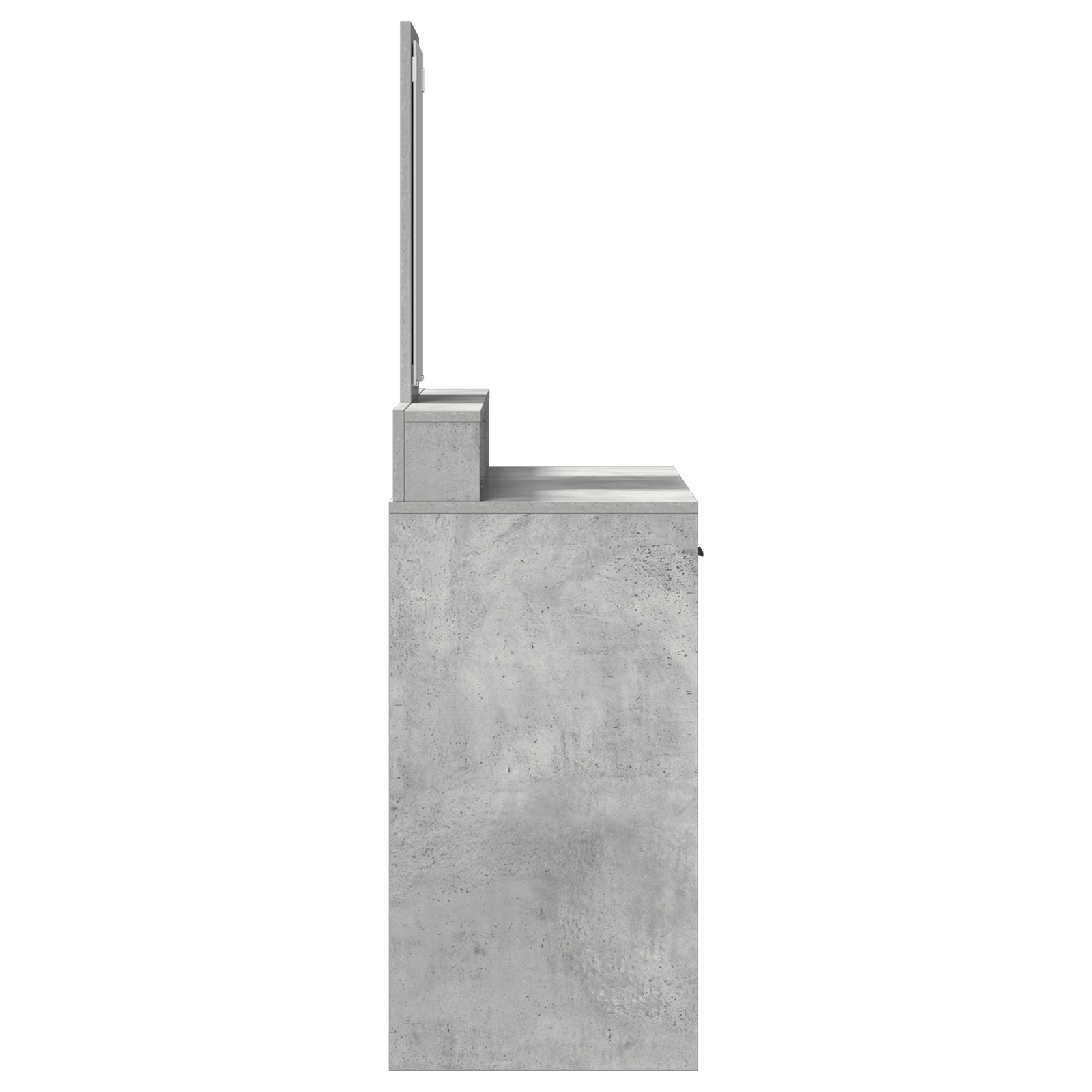 Tavolo da Trucco  con Cassetti Grigio Cemento 100x41x140 cm