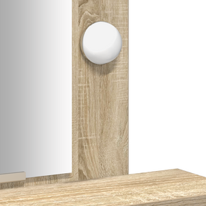 Toeletta con luci LED - Rovere di Sonoma - 50x41x140 cm