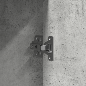 Tavolo da trucco con luci LED Grigio cemento 102x33x135 cm