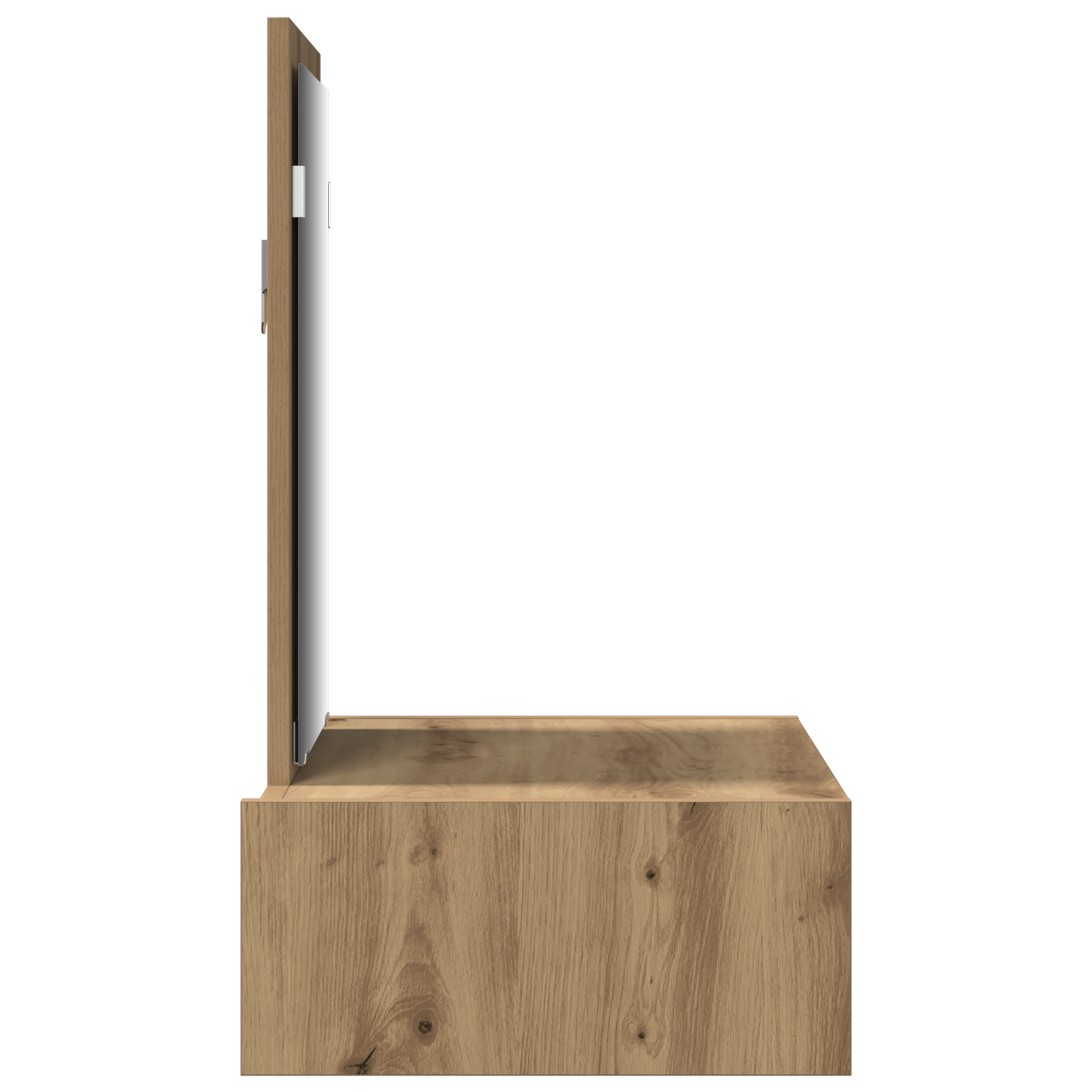 Toeletta da Parete Rovere Artigianale 60x40x70 cm