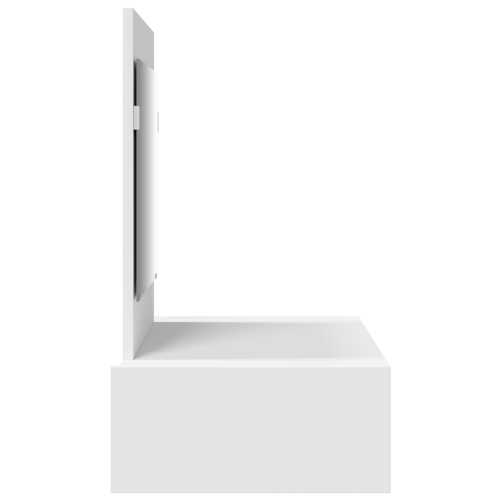 Tavolo trucco a parete Bianco 83x40x70 cm