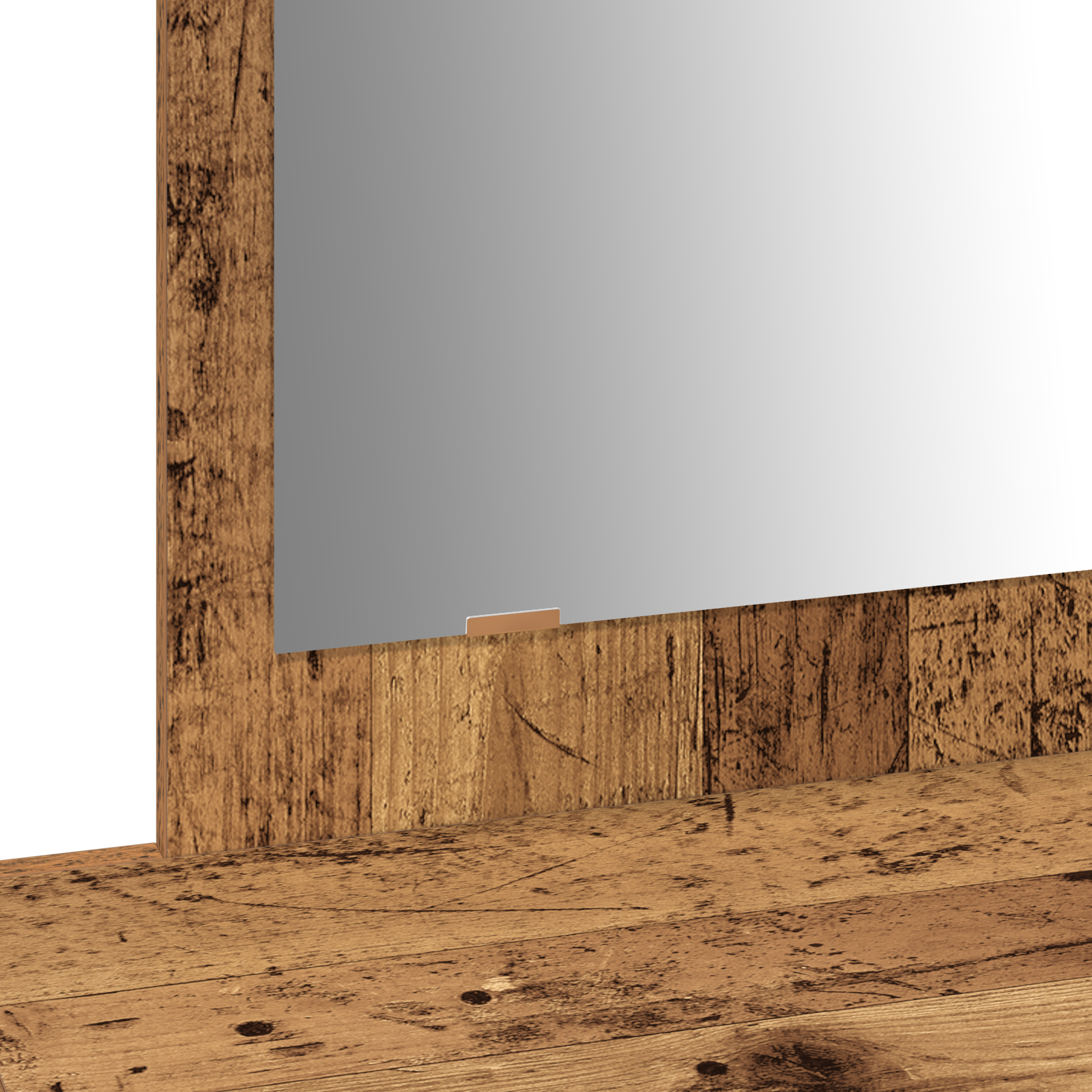 Tavolo da Toeletta Appeso - Legno Vintage - 100x40x70 cm