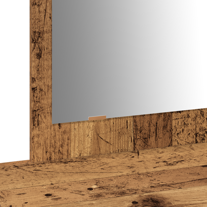 Tavolo da Toeletta Appeso - Legno Vintage - 100x40x70 cm