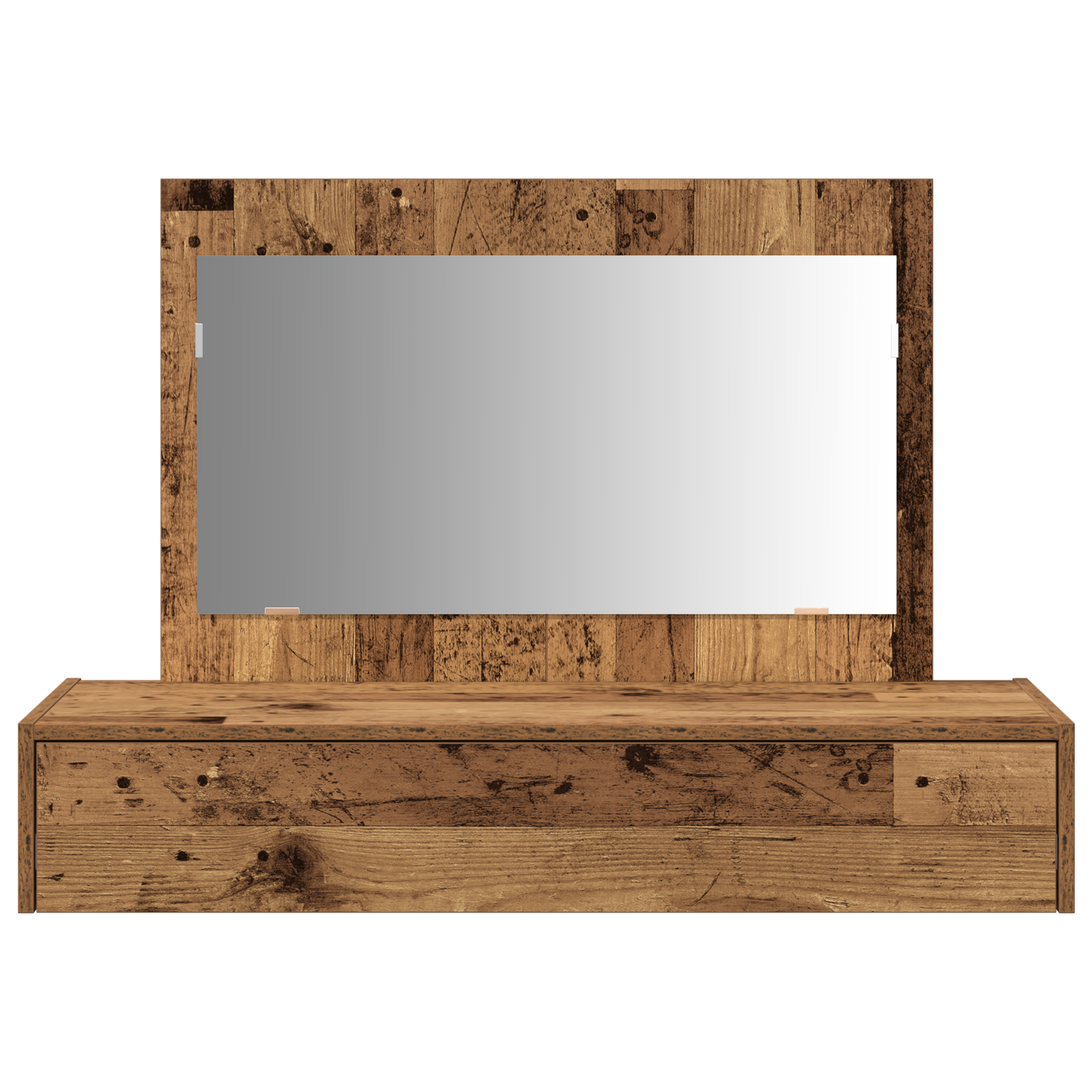 Tavolo da Toeletta Appeso - Legno Vintage - 100x40x70 cm