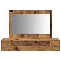 Tavolo da Toeletta Appeso - Legno Vintage - 100x40x70 cm