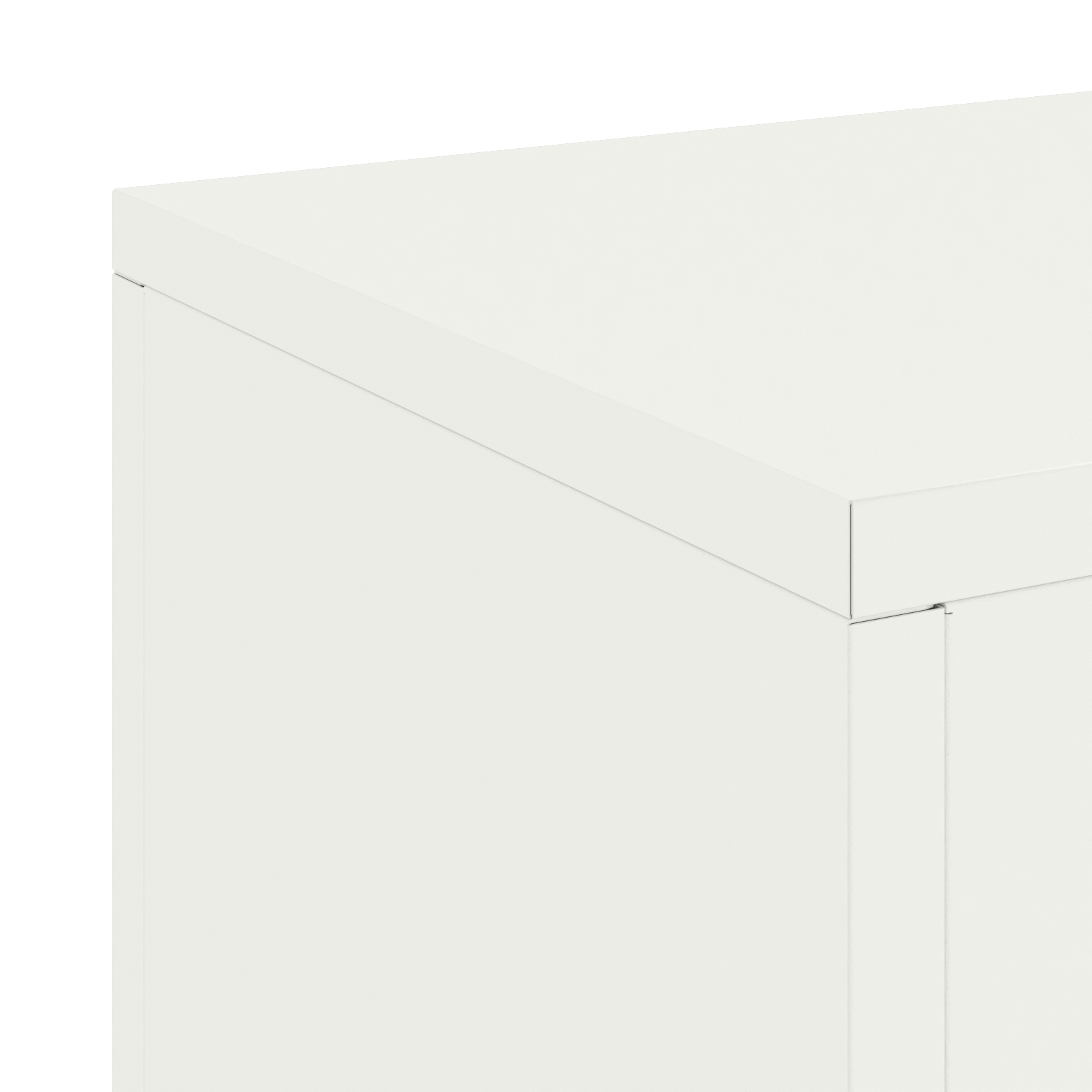 Supporti per Piante da Esterno Pillar 2 pcs Bianco 24x24x35 cm Acciaio