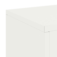 Supporti per Piante da Esterno Pillar 2 pcs Bianco 24x24x35 cm Acciaio