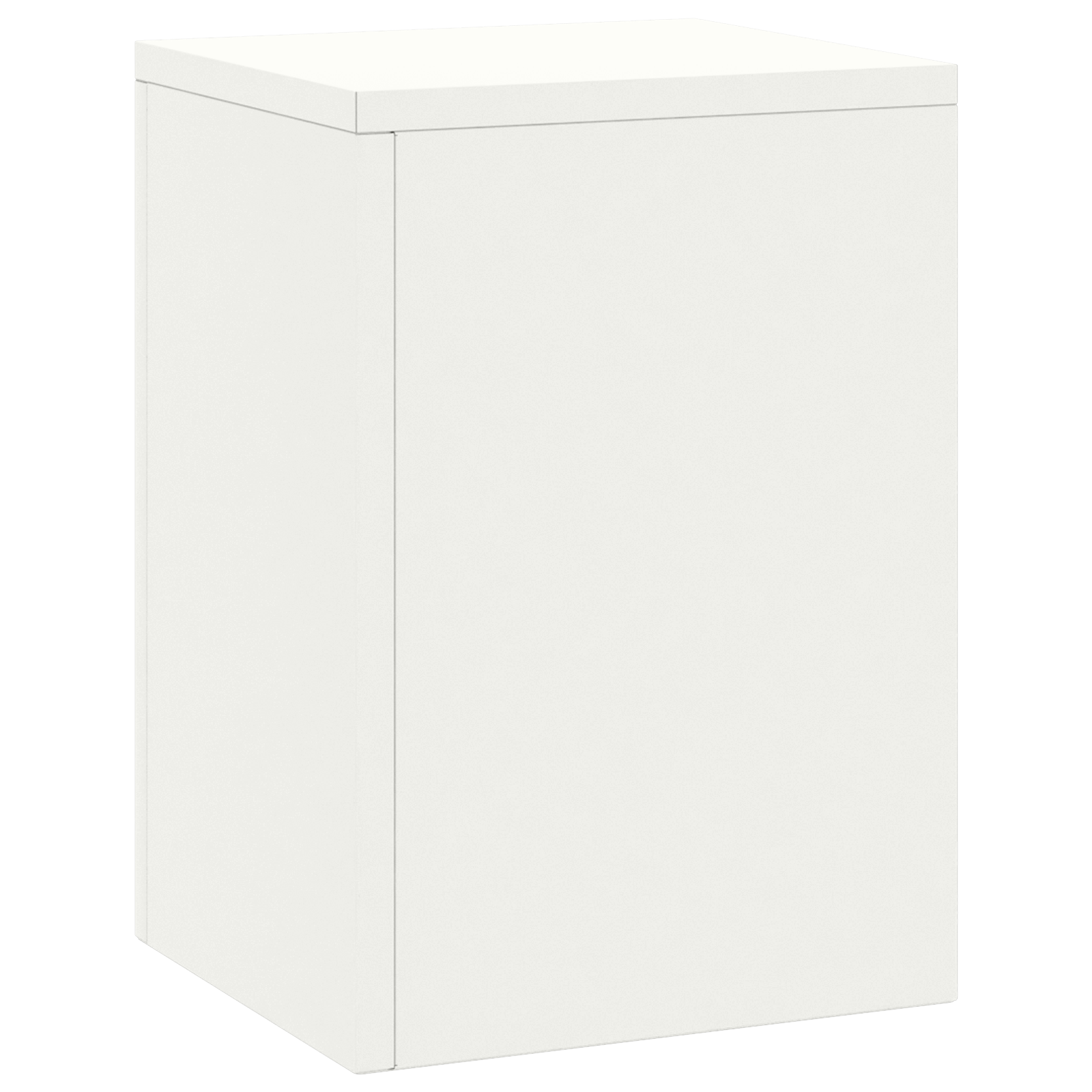 Supporti per Piante da Esterno Pillar 2 pcs Bianco 24x24x35 cm Acciaio
