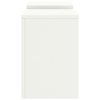 Supporti per Piante da Esterno Pillar 2 pcs Bianco 24x24x35 cm Acciaio