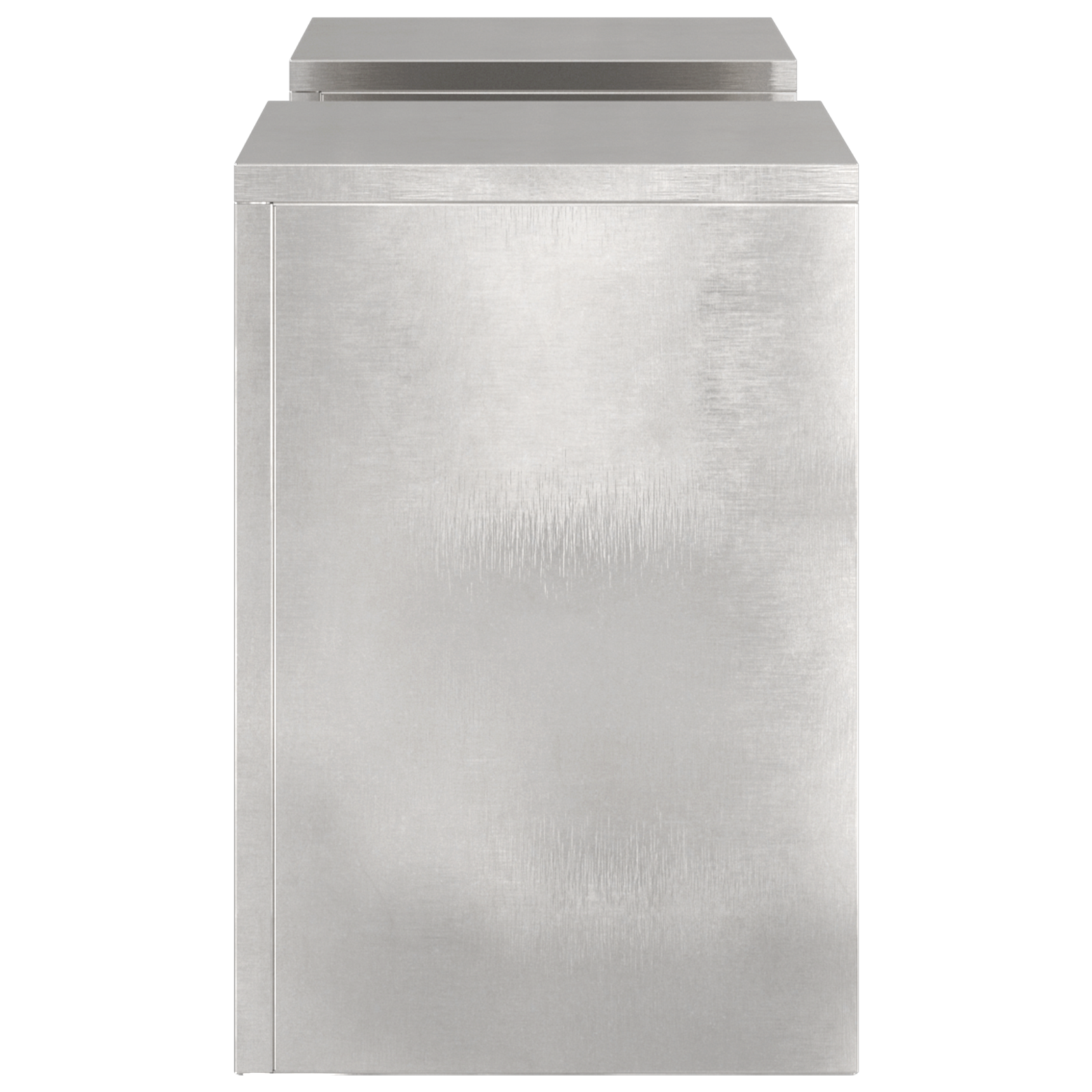 Supporti per Piante da Esterno Pilastro 2 pcs 24x24x35 cm Acciaio Inossidabile