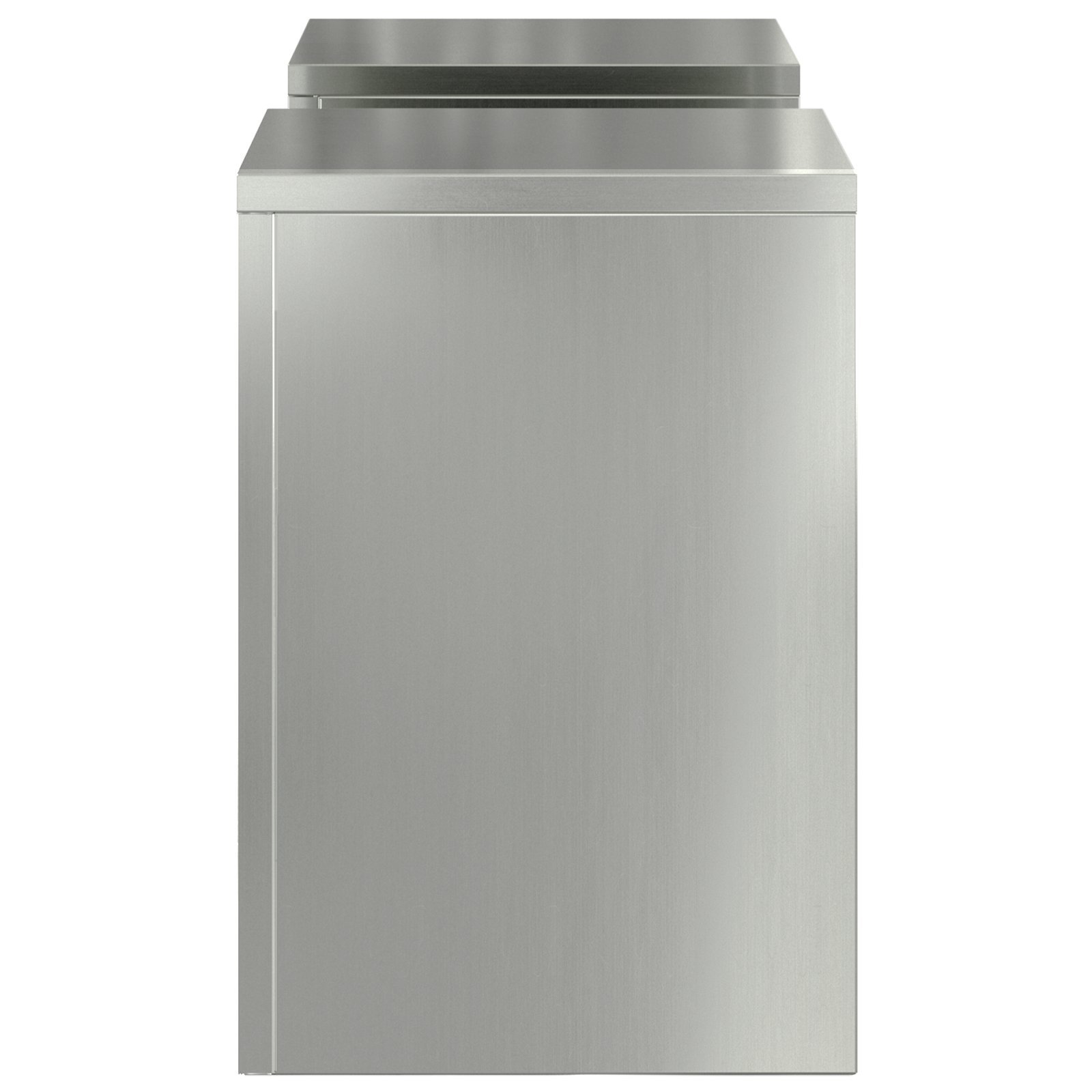 Portavasi da esterno Pillar 2 pcs 24x24x35 cm Acciaio zincato