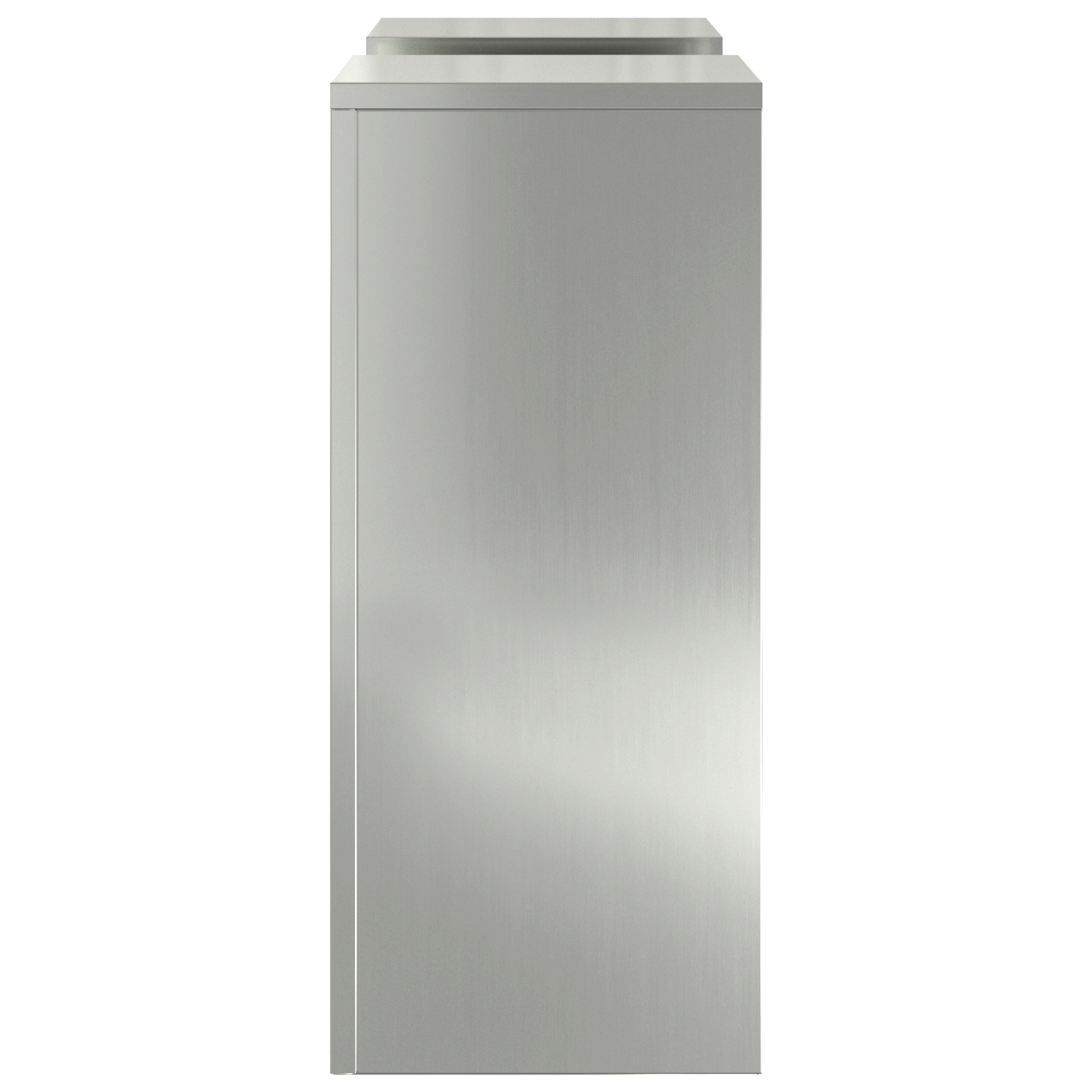 Supporti per Piante da Esterno Set 2 pz 24x24x55 cm Acciaio Zincato