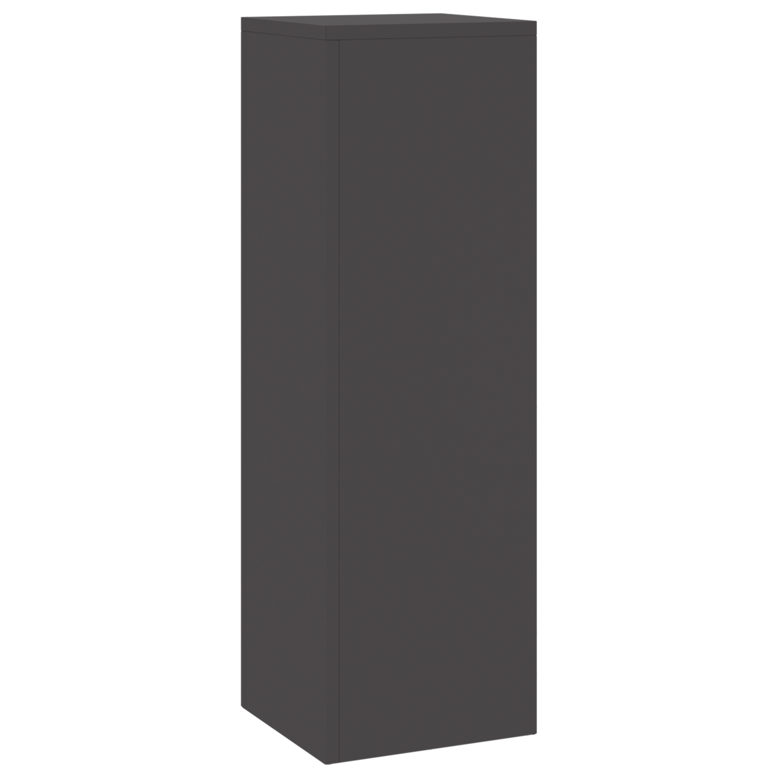 Supporti per Piante da Esterno Pillar 2 pz Nero 24x24x75 cm Acciaio