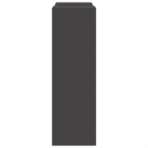 Supporti per Piante da Esterno Pillar 2 pz Nero 24x24x75 cm Acciaio