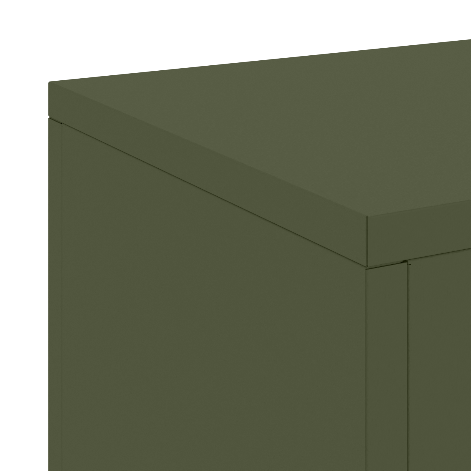 Supporti per Piante da Esterno Pillar 2 pcs Verde Oliva 24x24x75 cm Acciaio