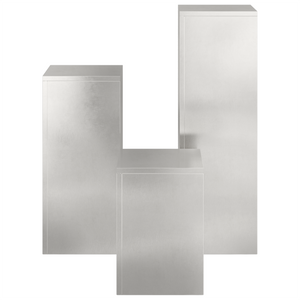 Supporti per Piante da Esterno Pillar 3 pcs Acciaio Inossidabile